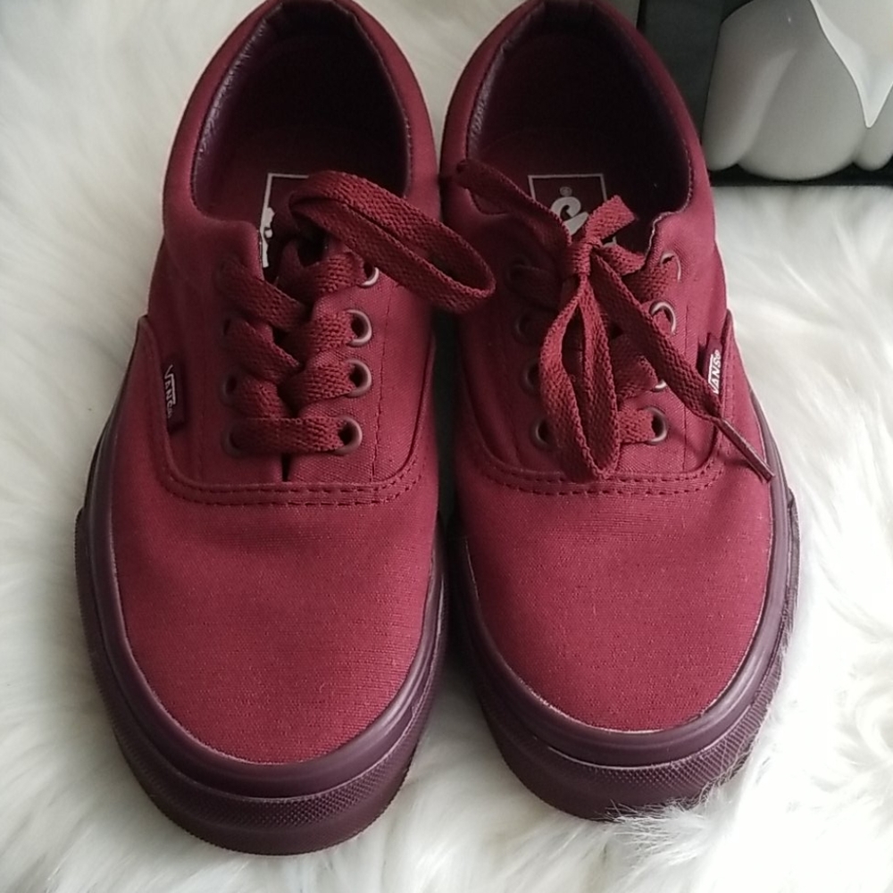 Never used Burgandy Vans